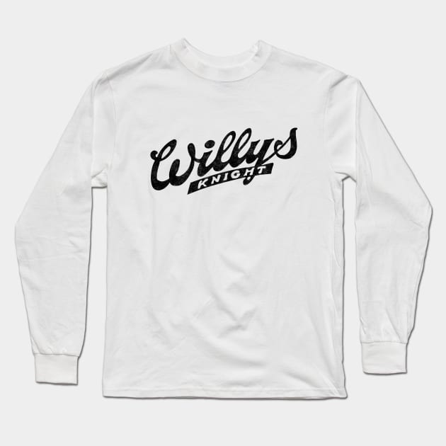 Retro Classic Cats Willys Knight l Long Sleeve T-Shirt by karutees